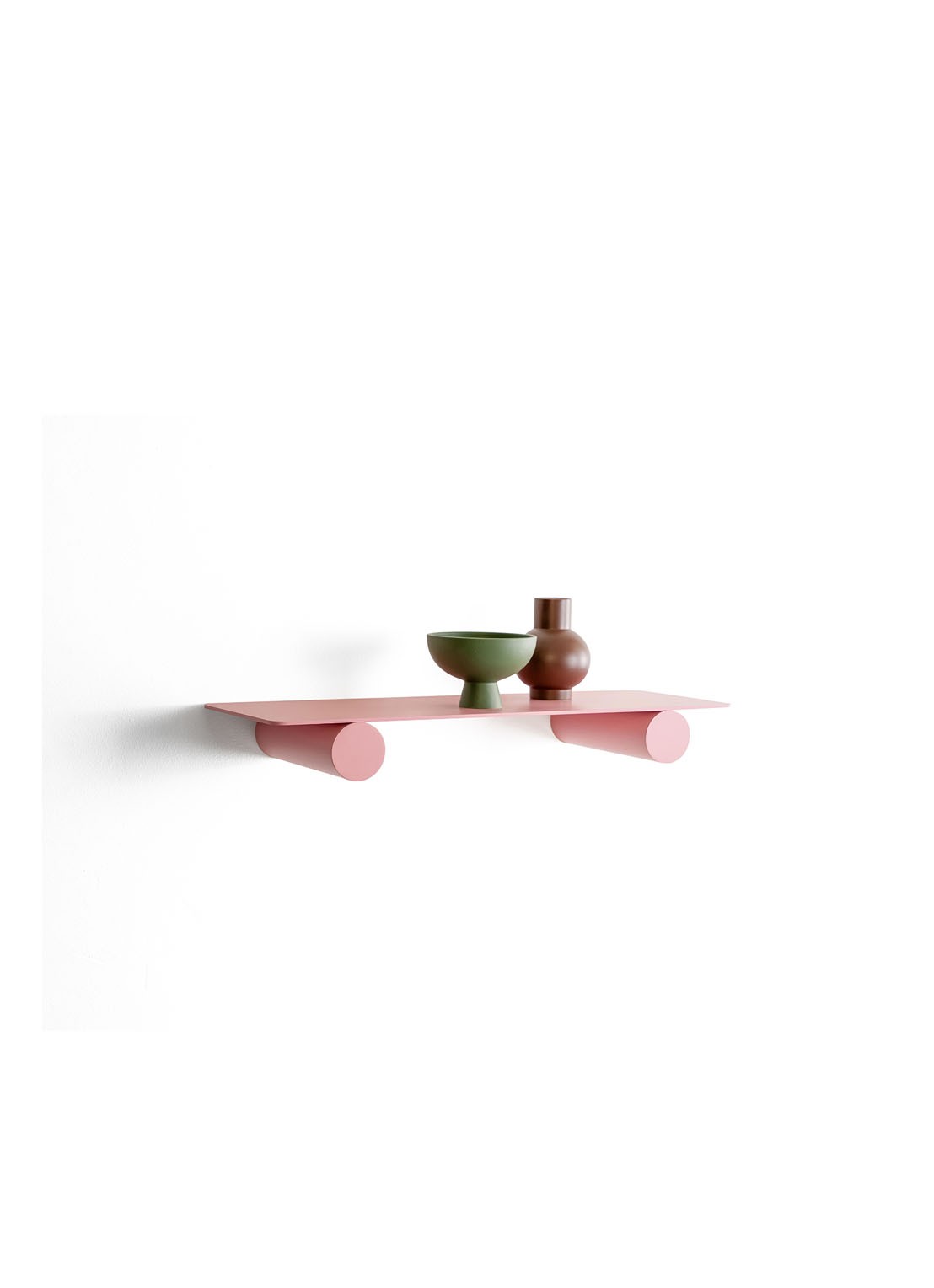 Raawii Pipeline Duo wandplank  - voorkant 2 roze
