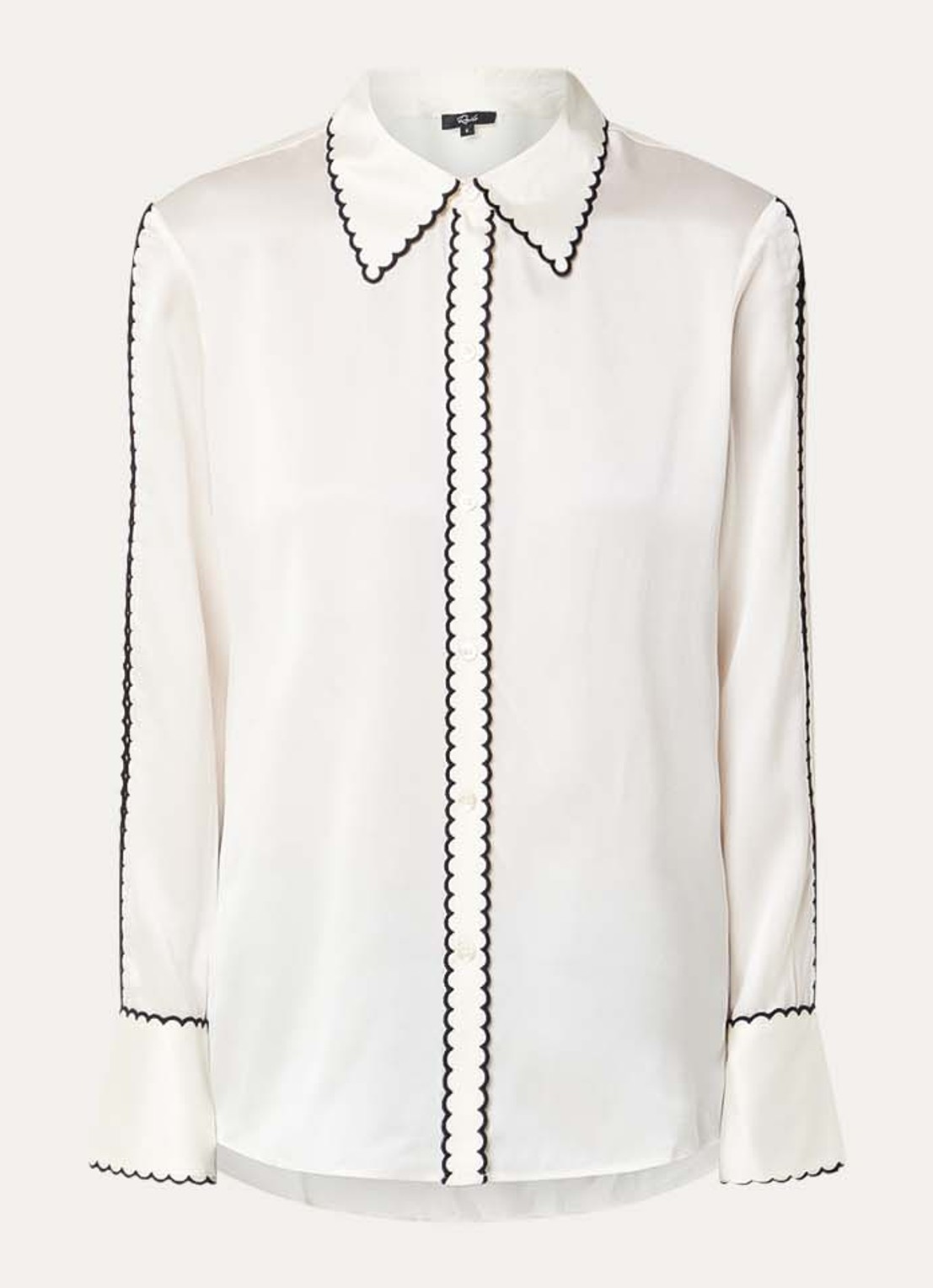 Rails Aloise blouse van zijde  - voorkant 3 ivoor