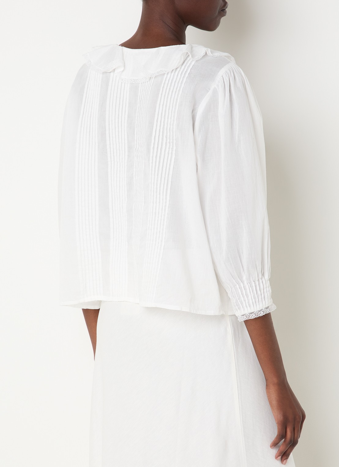Rails Blouse met volant - achterkant 2 wit