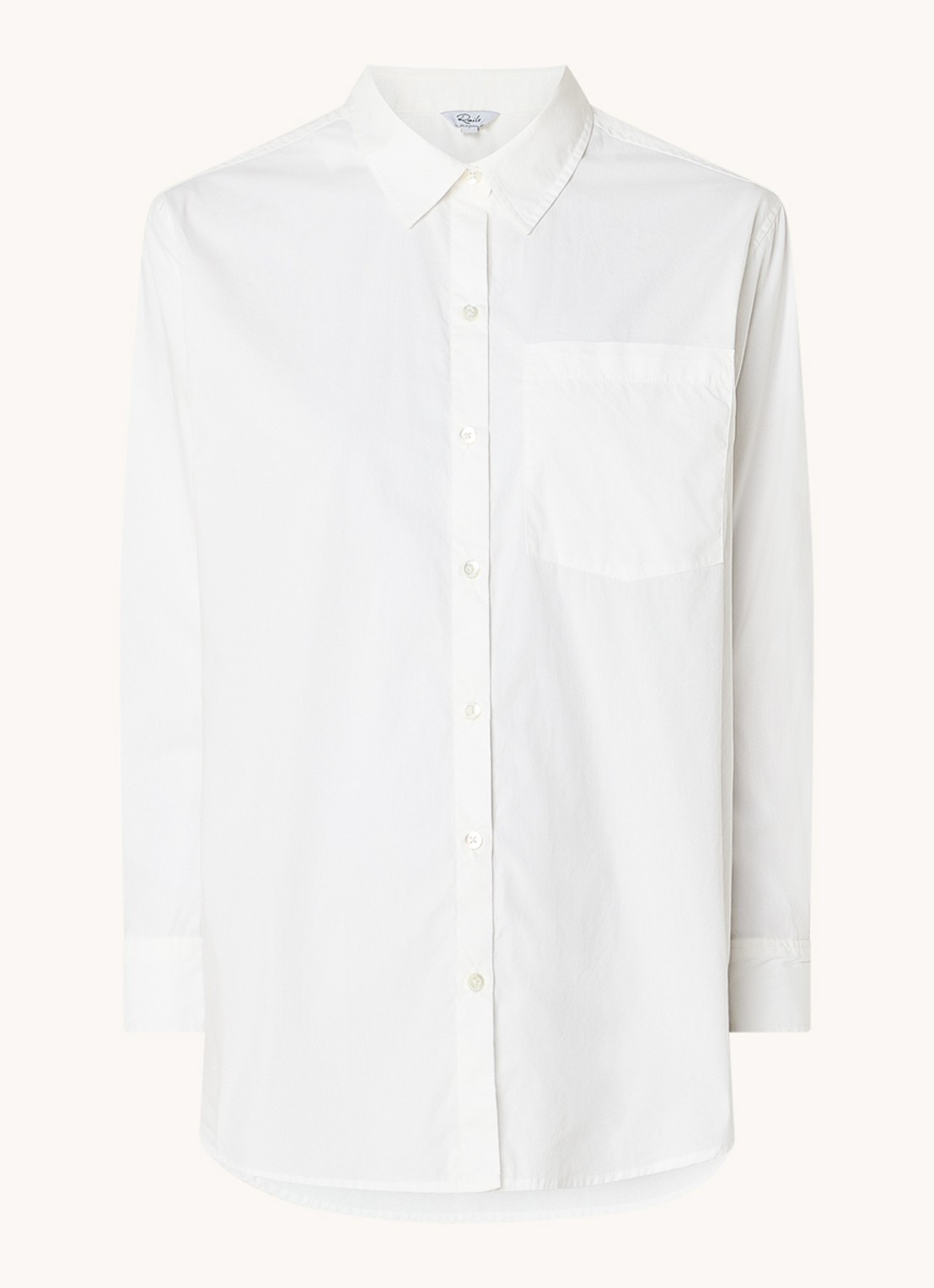 Rails Elsa blouse met borstzak - voorkant 2 wit
