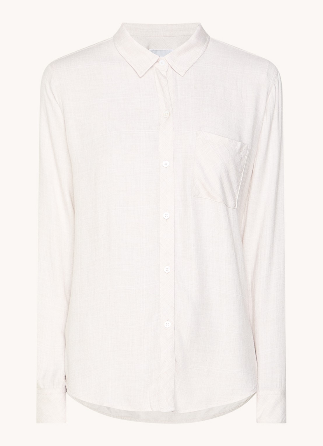 Rails Hunter blouse met borstzak - voorkant 3 creme