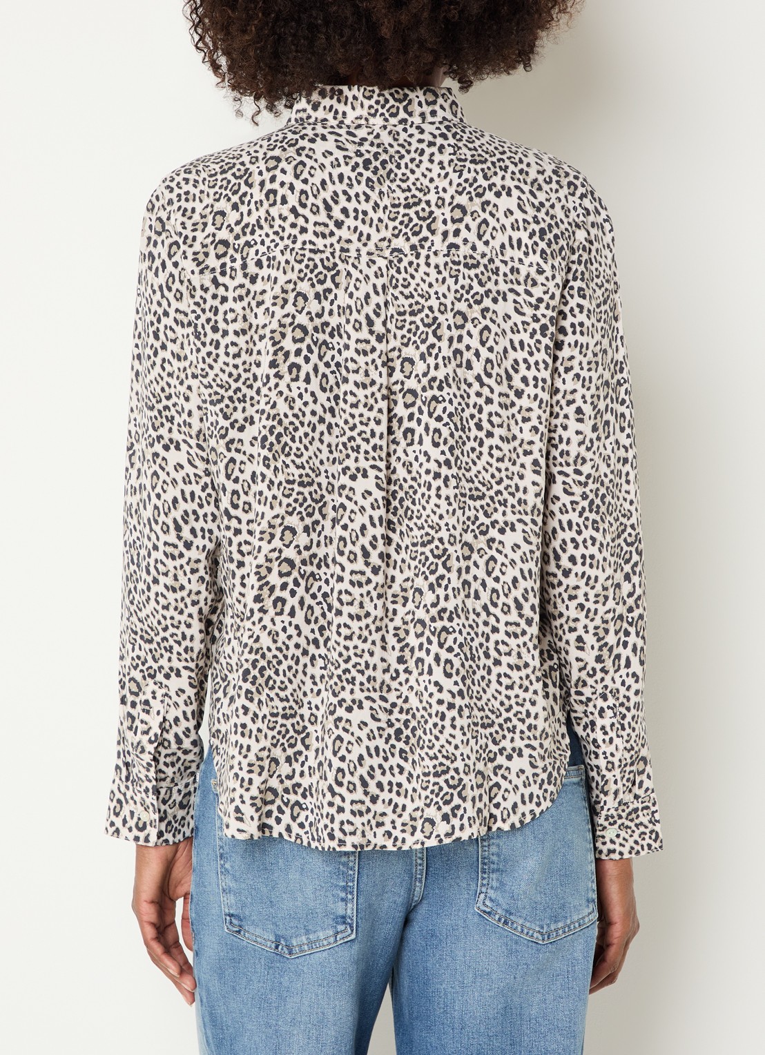 Rails Josephine blouse met panterprint - achterkant 4 gebroken wit