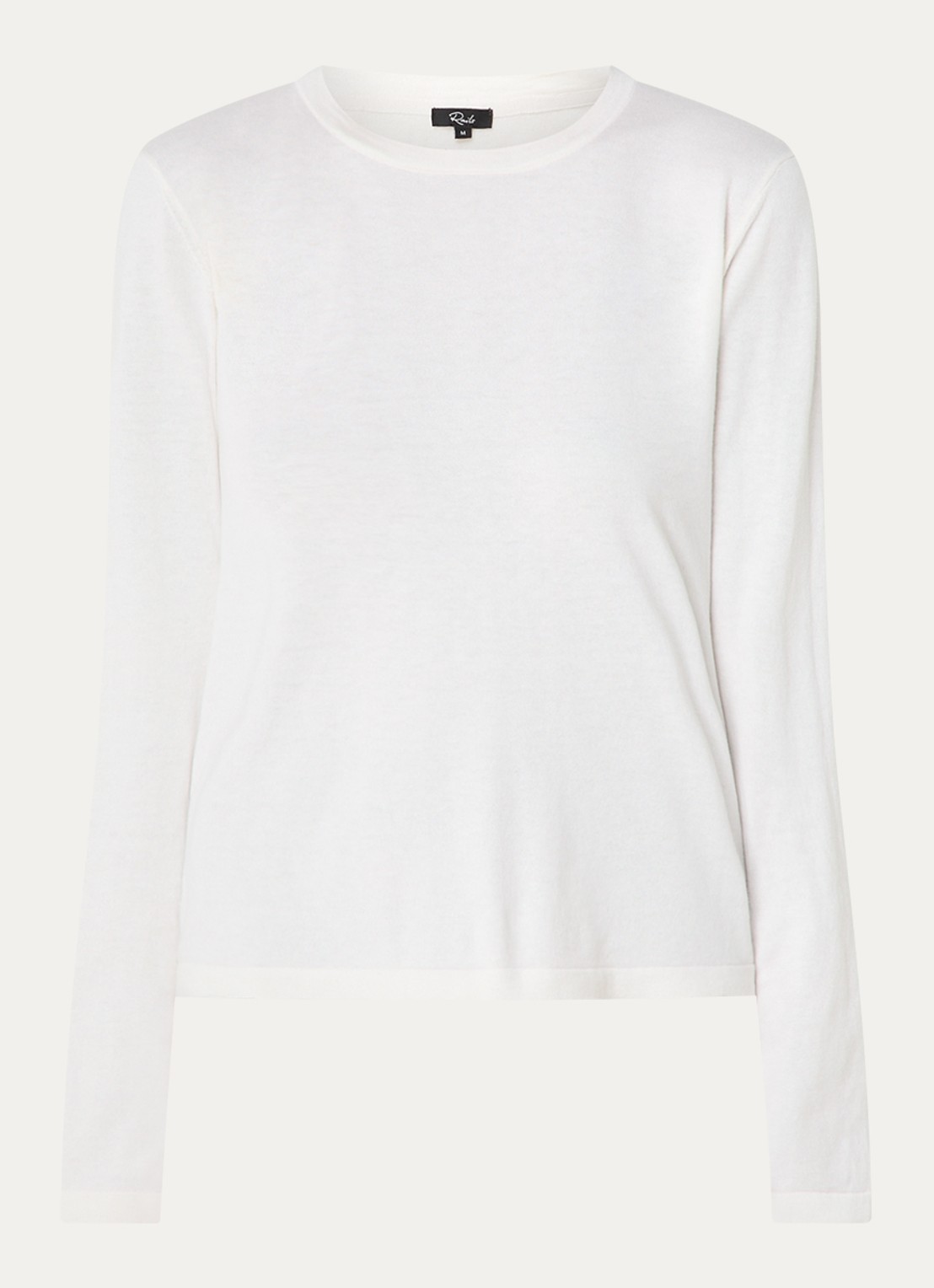 Rails Longsleeve in kasjmierblend - voorkant 7 gebroken wit
