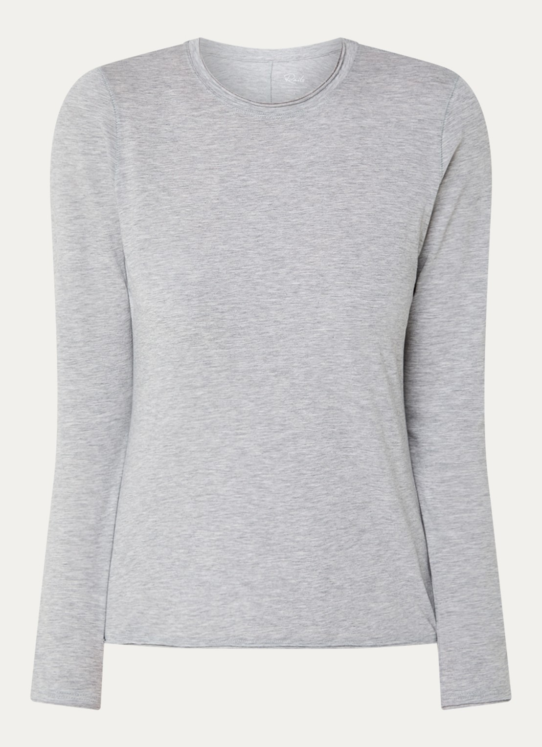 Rails Longsleeve van  katoen met gemêleerd dessin - voorkant 3 grijsmele