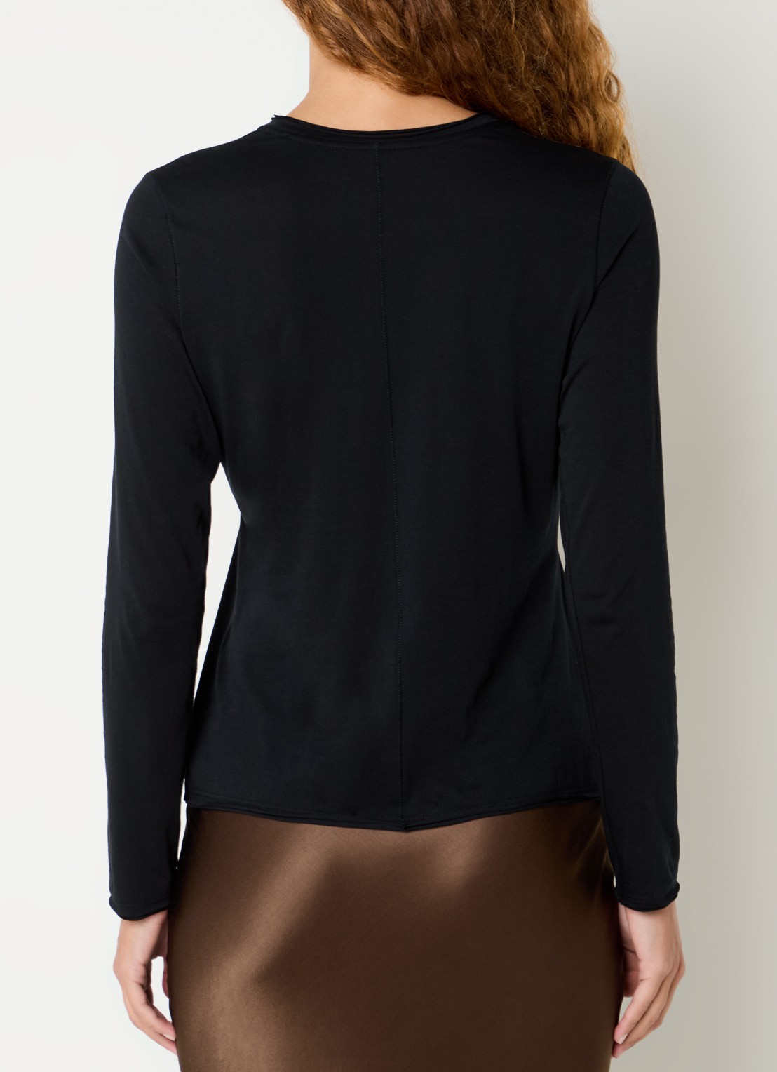 Rails Longsleeve van  katoen met stretch - achterkant zwart