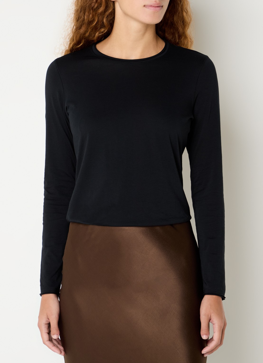 Rails Longsleeve van  katoen met stretch - detail 4 zwart