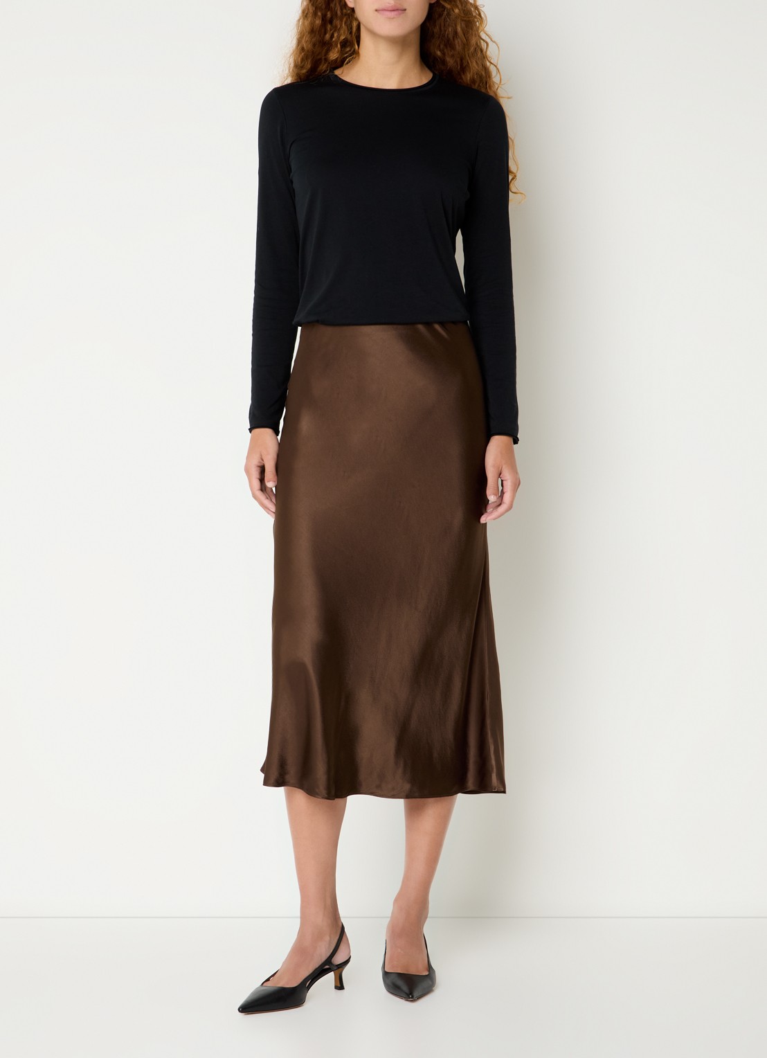 Rails Longsleeve van  katoen met stretch - voorkant 3 zwart