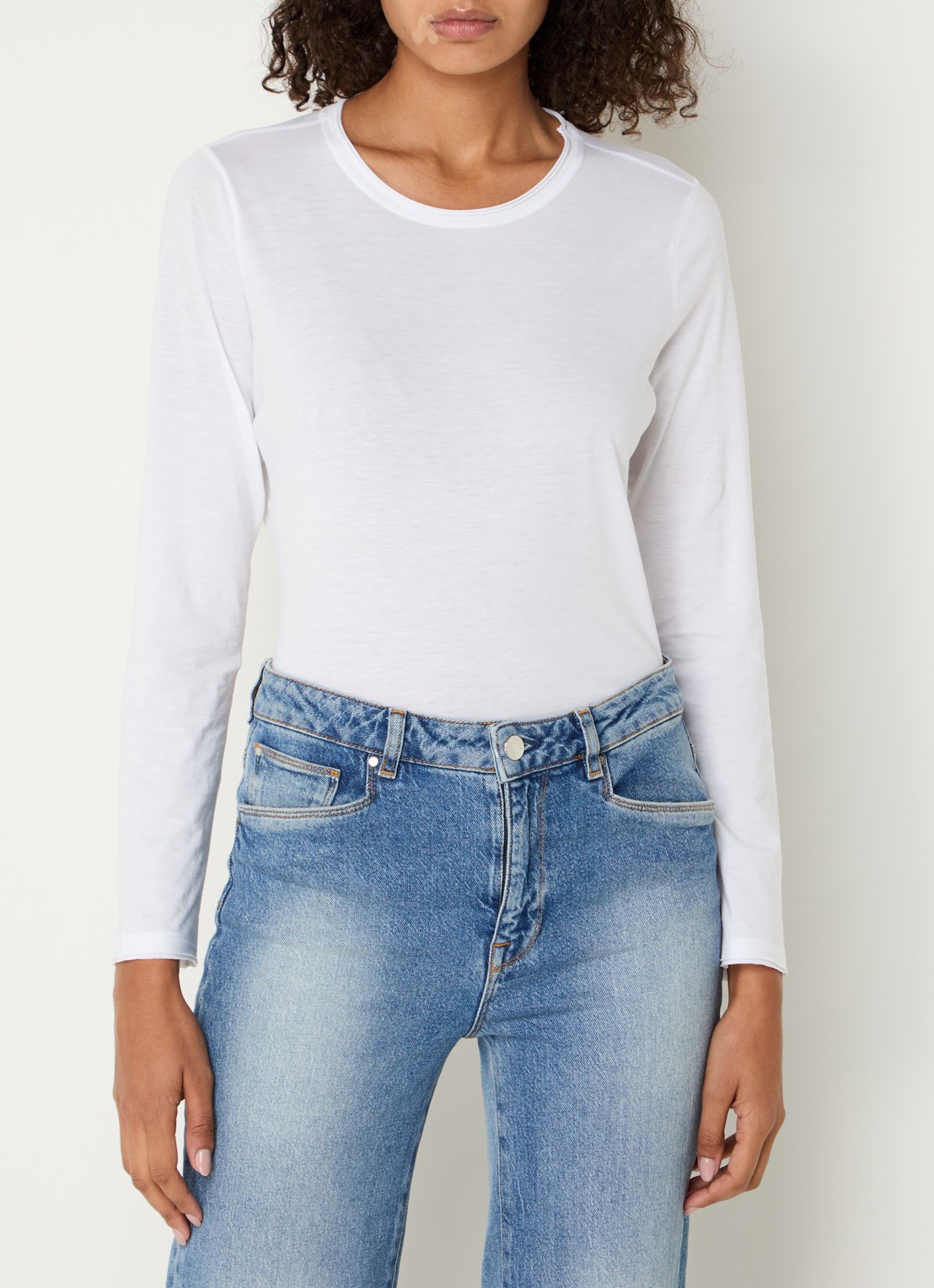 Rails Longsleeve van  katoen  - detail 6 wit
