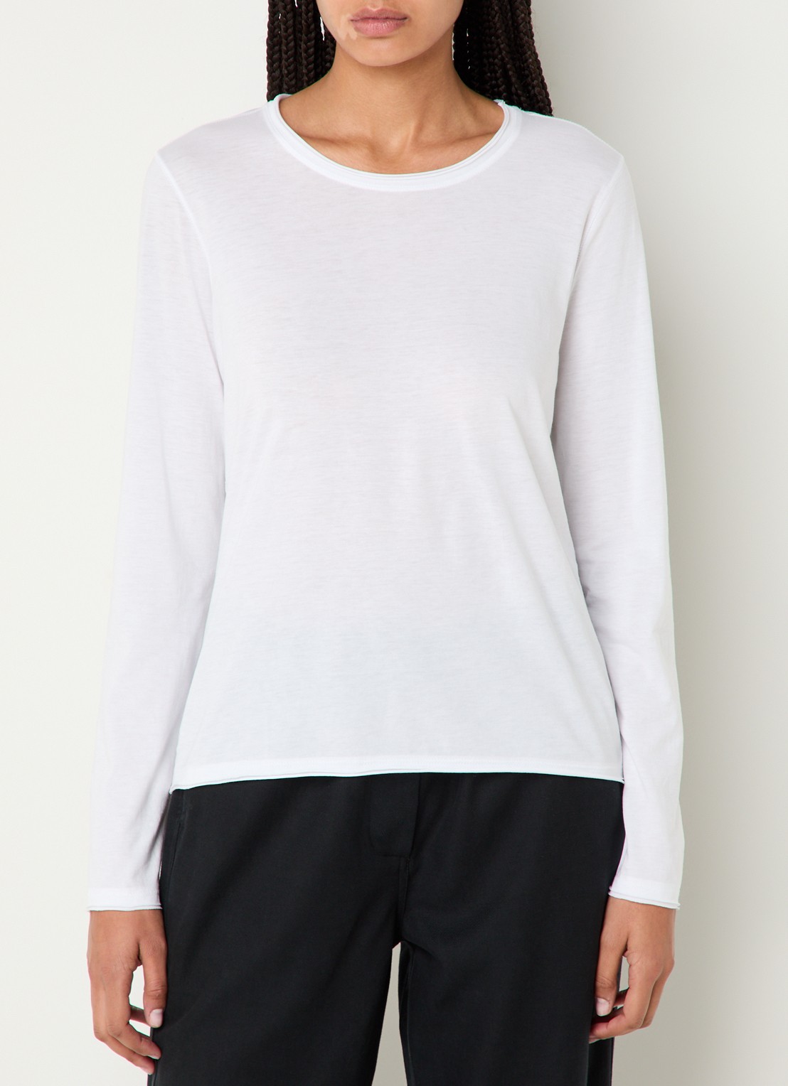 Rails Longsleeve van  katoen  - detail 7 wit