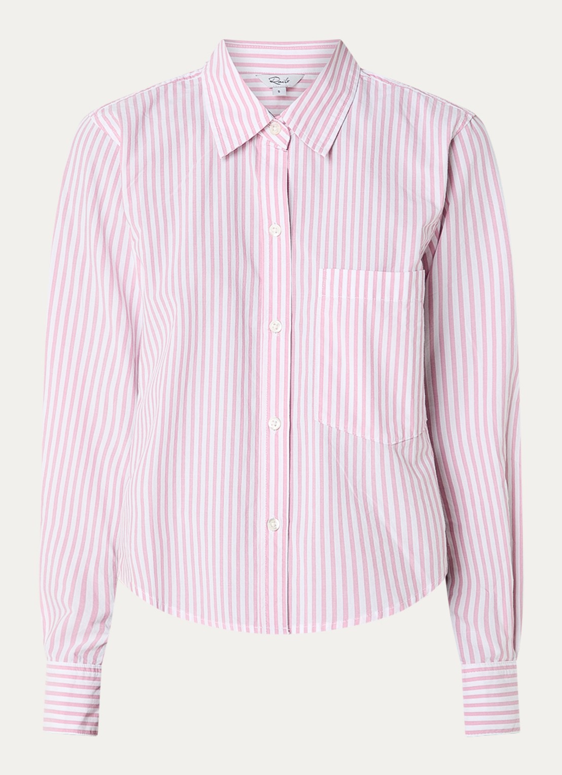 Rails Ramy blouse met streepprint - voorkant 3 oudroze