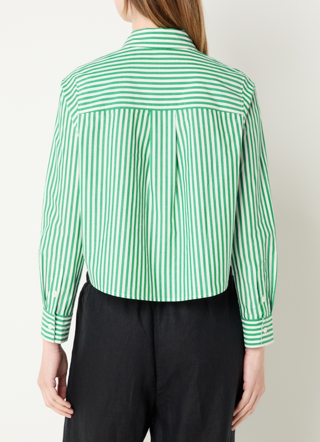 Rails Ramy blouse met streepprint - achterkant 3 groen