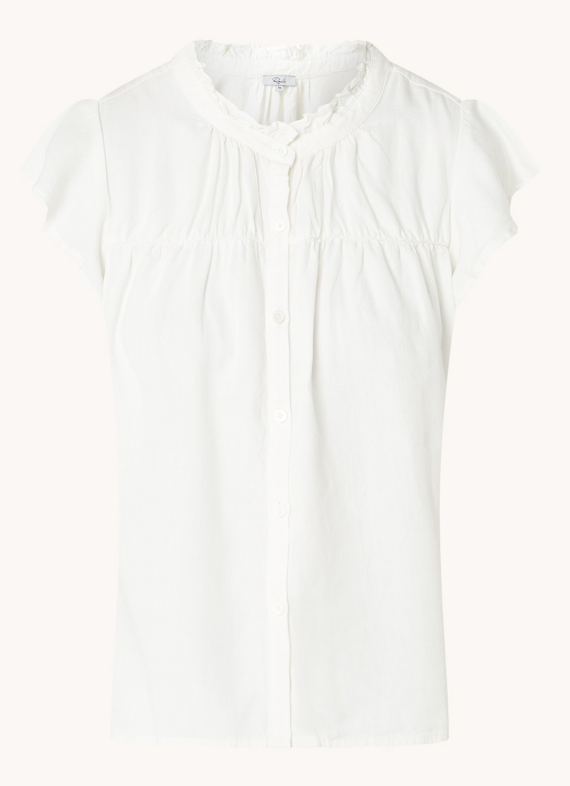 Rails Ruthie blouse  met vlindermouw - voorkant 2 wit