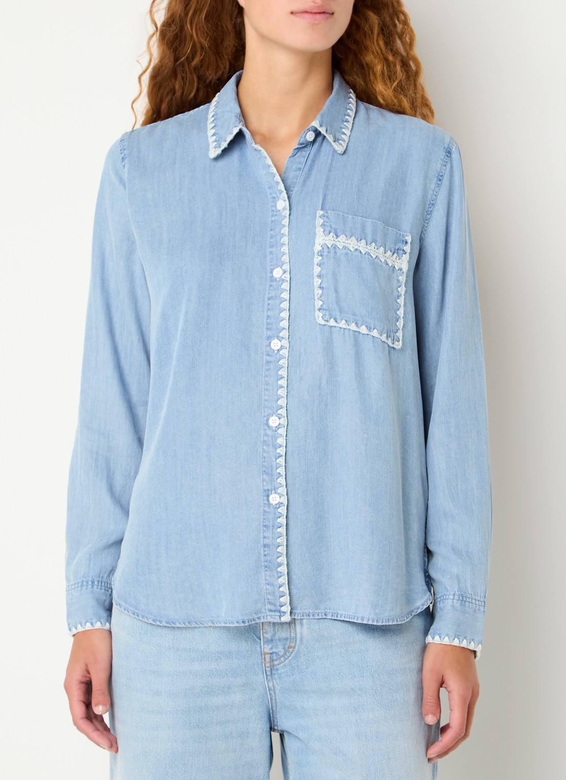 Rails Saya blouse  met borstzak - detail 4 indigo