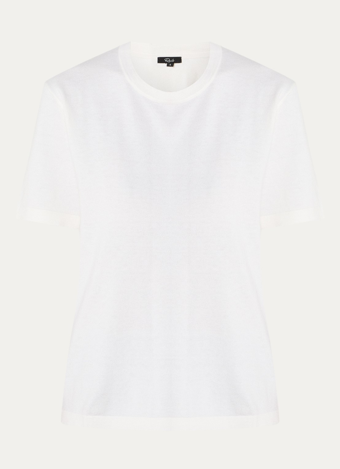Rails T-shirt in kasjmierblend - voorkant wit
