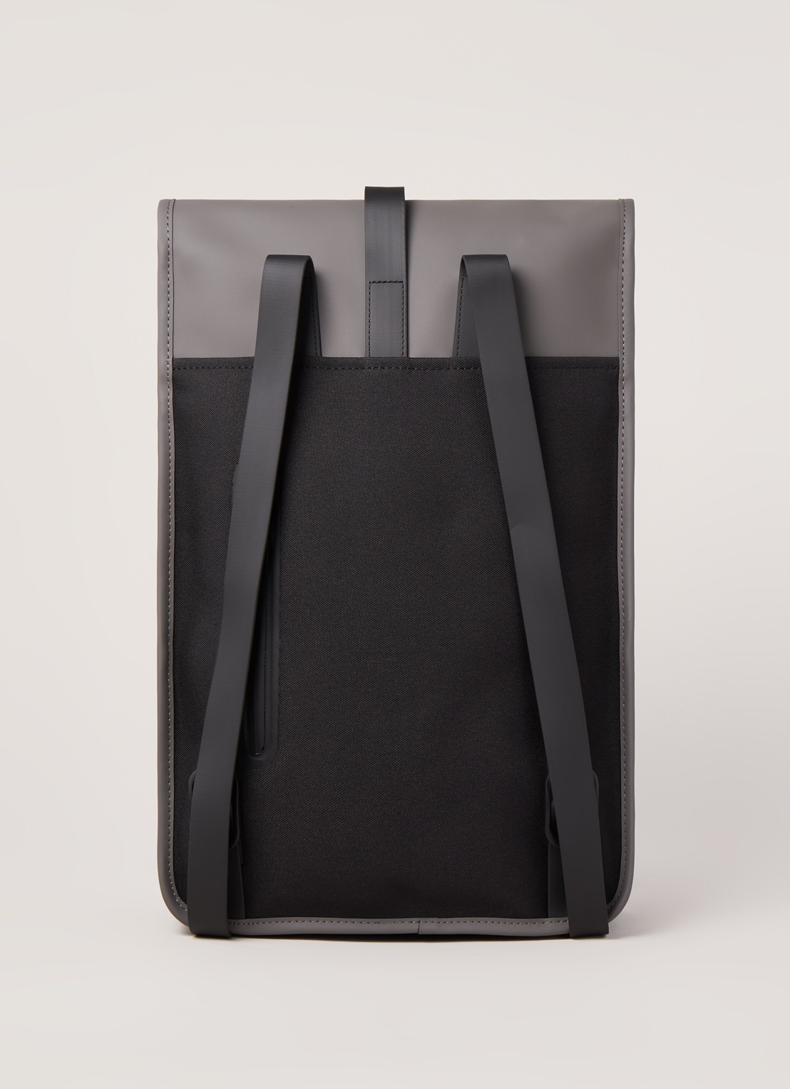 Rains 1280 Mini waterdichte rugzak met 13 inch laptopvak - unisex - detail 3 middengrijs
