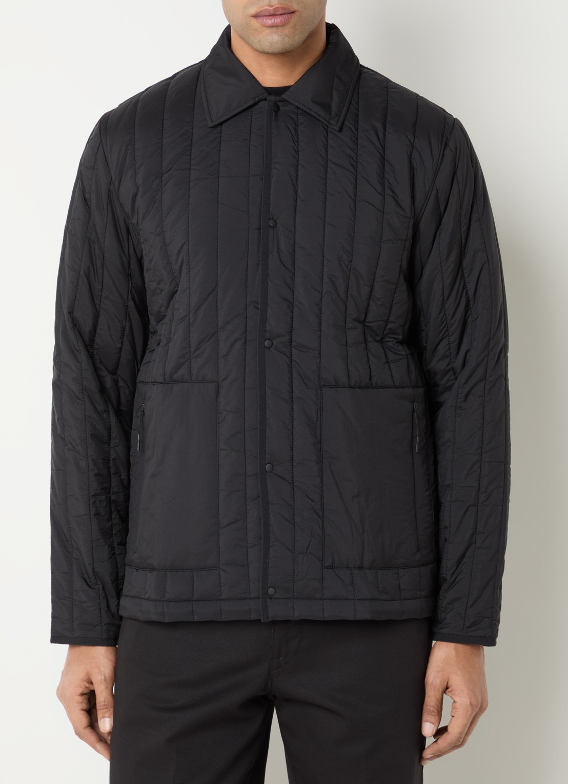 Rains Banja jack met ritszakken - detail 4 zwart