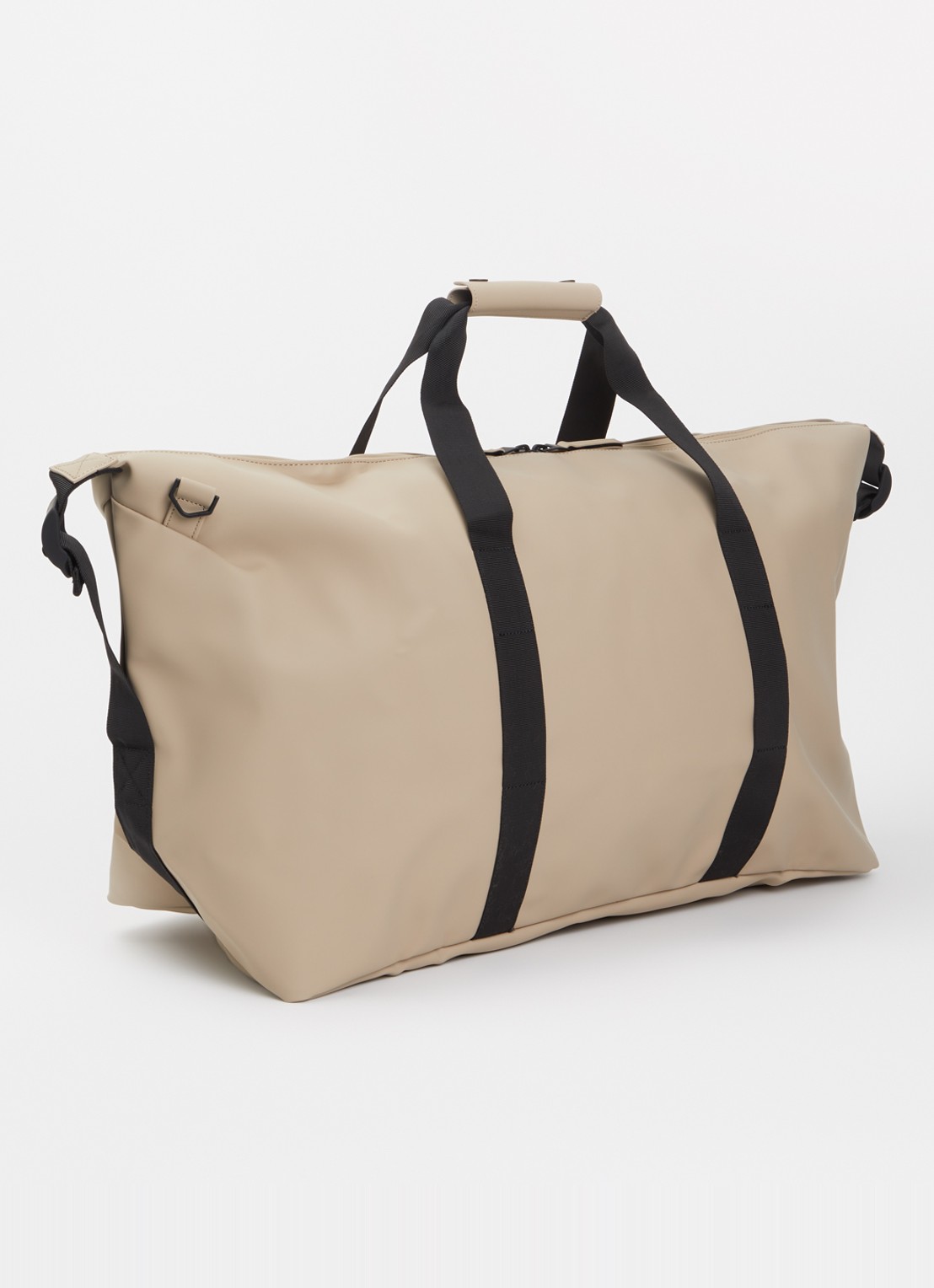 Rains Hilo Large weekendtas met waterafstotende coating - achterkant 2 beige