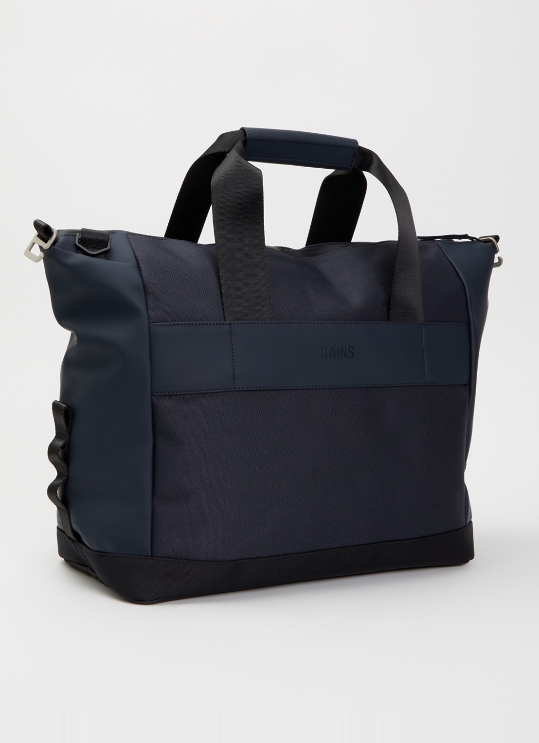 Rains Otaru Small weekendtas met waterafstotende coating - achterkant donkerblauw