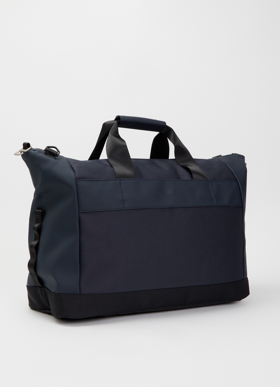 Rains Otaru weekendtas met waterafstotende coating - achterkant donkerblauw