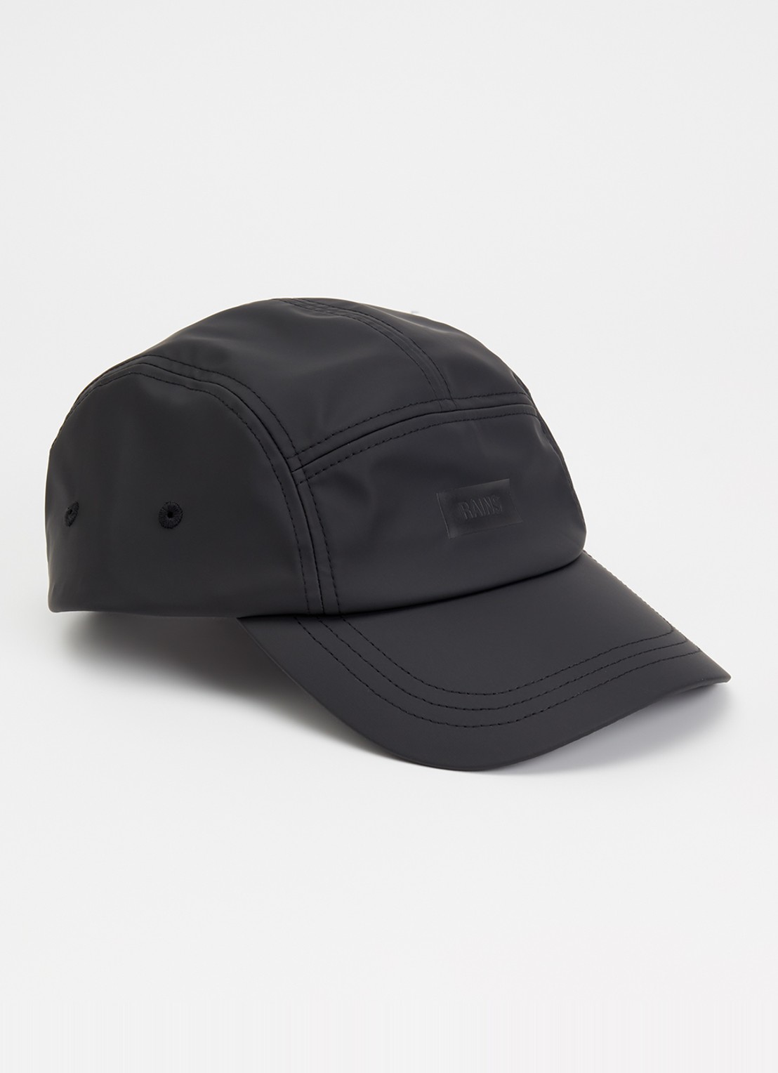 Rains Pet met logo - voorkant zwart