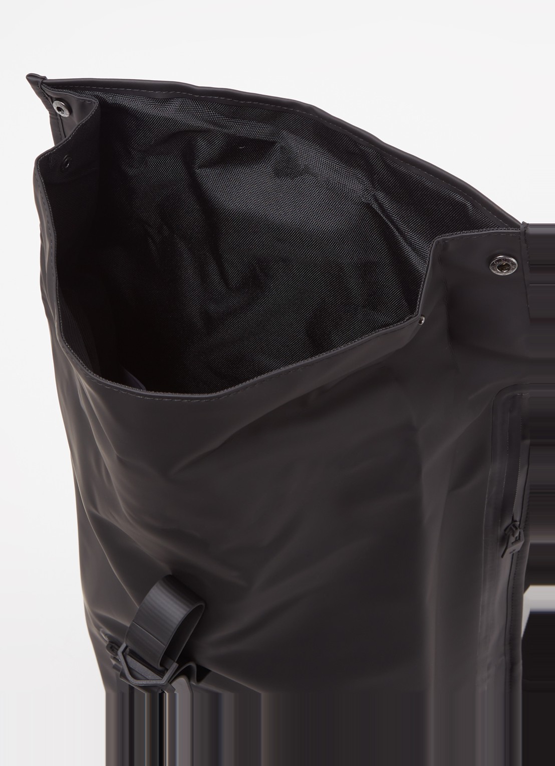 Rains Rolltop rugzak met 16 inch laptopvak - detail 3 zwart