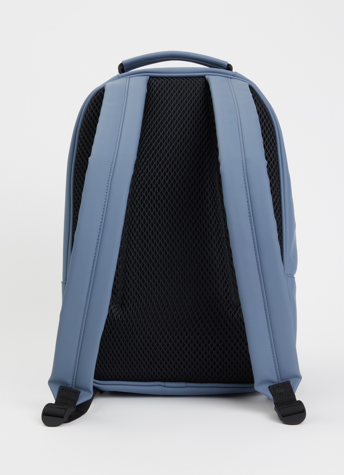 Rains Rugzak met 12 inch laptopvak en waterafstotende coating - achterkant 2 blauw