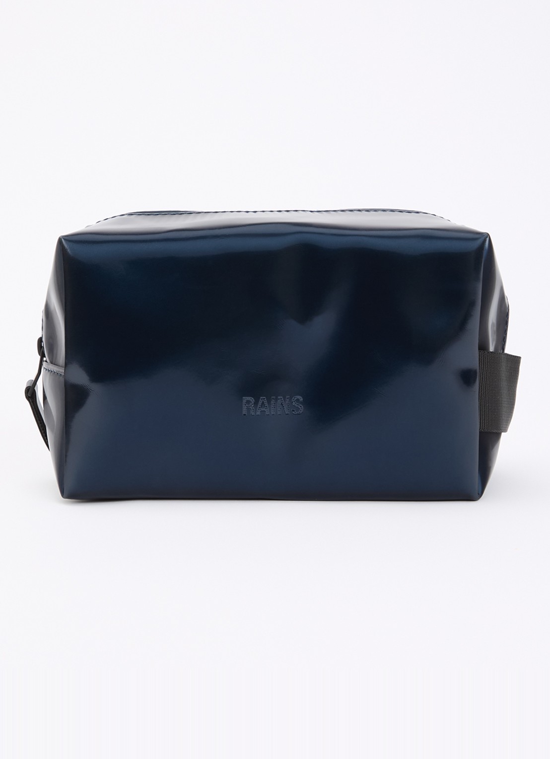 Rains Small W3 toilettas met waterafstotende coating - voorkant 2 donkerblauw