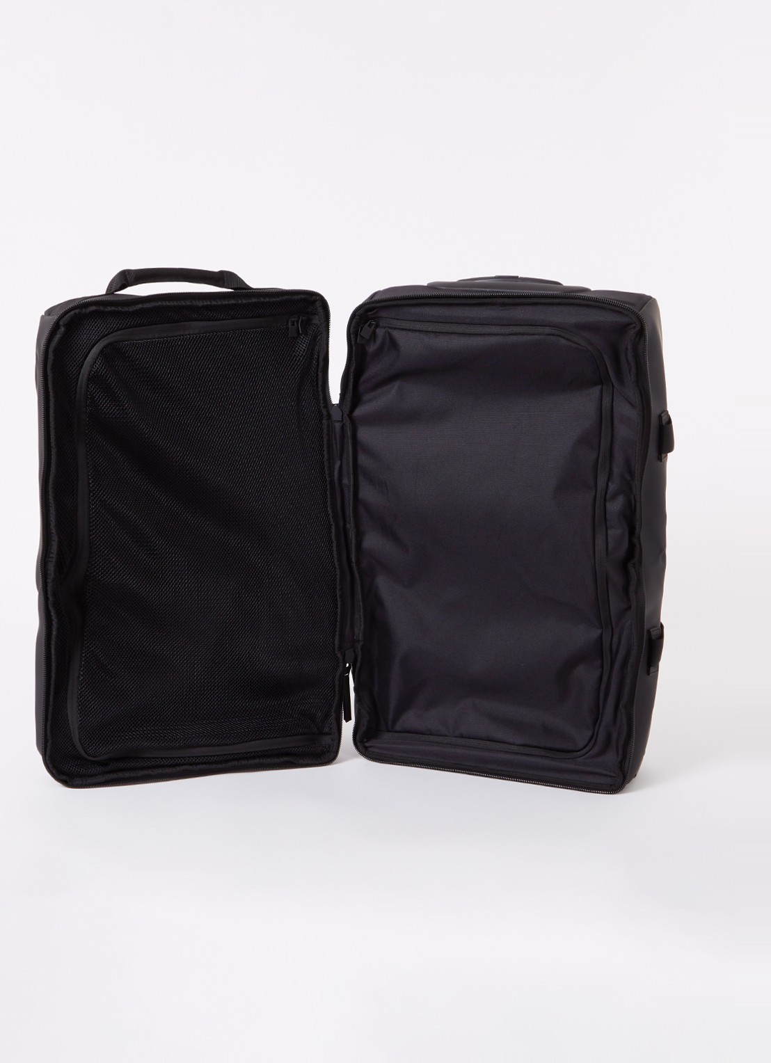 Rains Texel trolley met logo 54 cm - detail 3 zwart