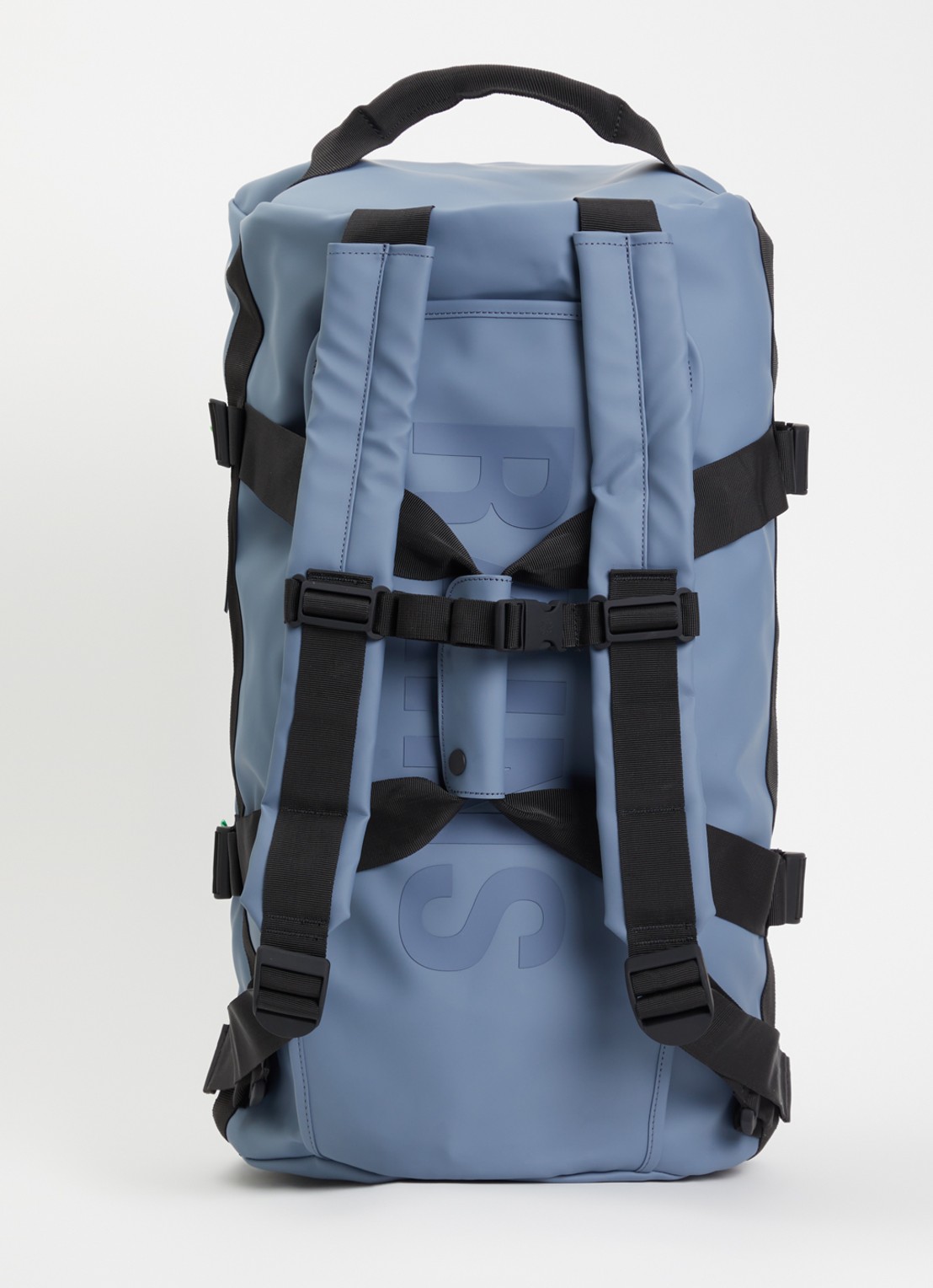Rains Texel weekendtas met waterafstotende coating - achterkant 3 blauw
