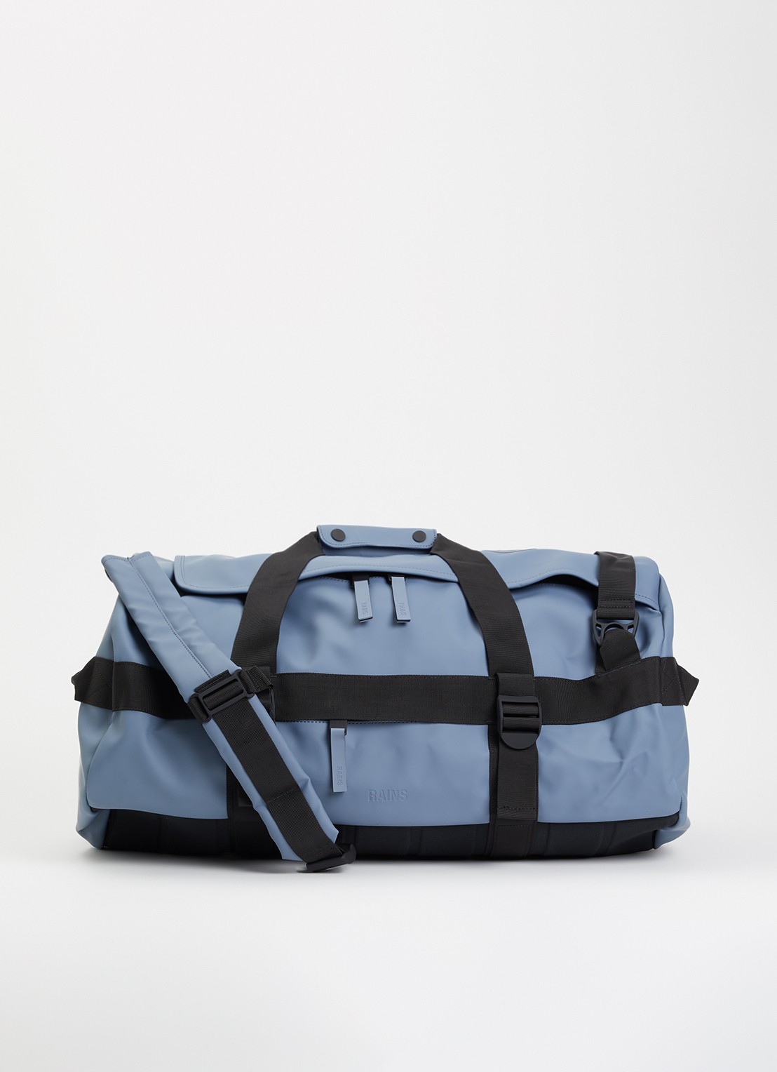 Rains Texel weekendtas met waterafstotende coating - voorkant blauw