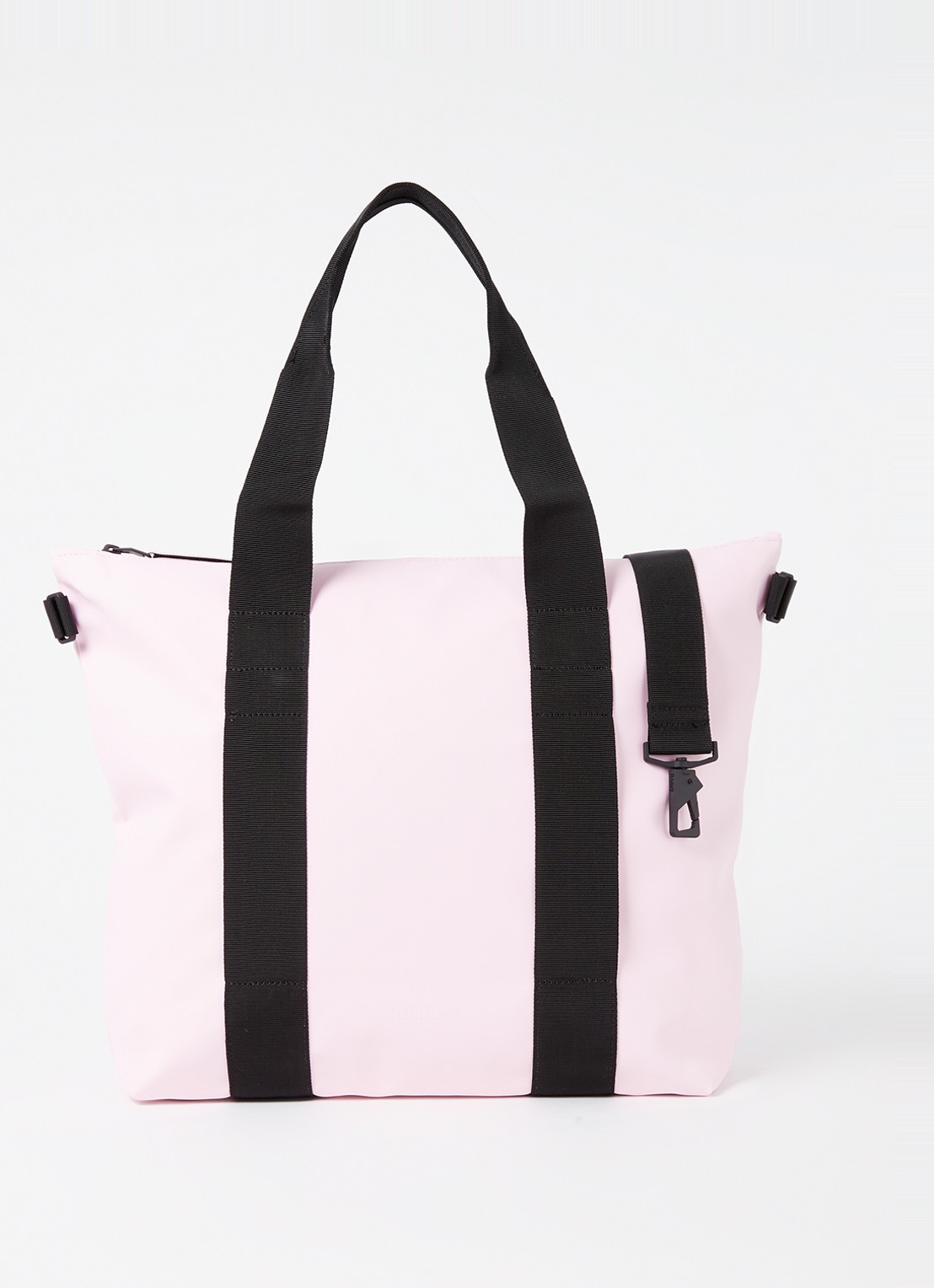 Rains Tote Mini schoudertas met waterafstotende coating - voorkant 3 roze
