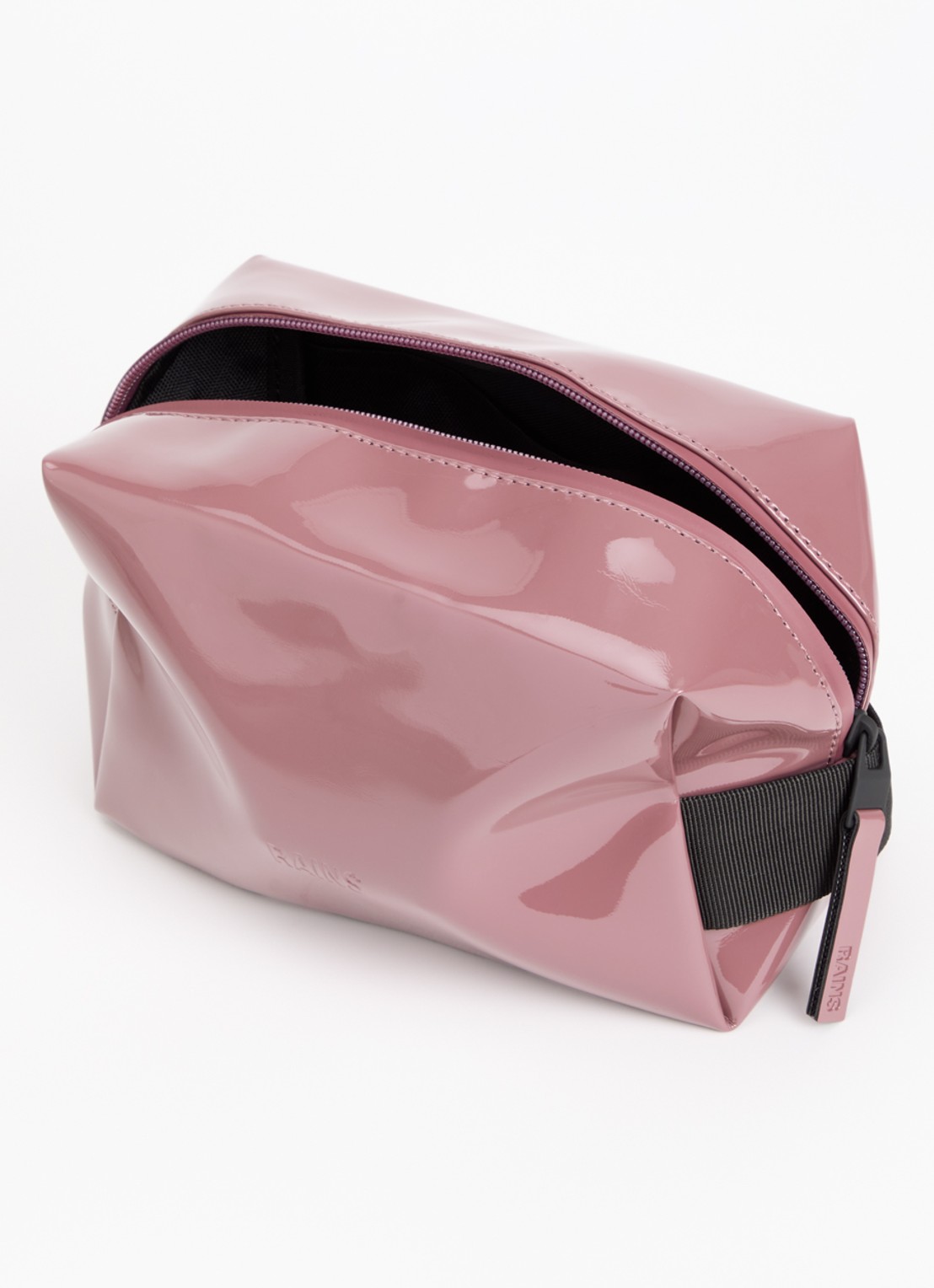 Rains Wash Bag Small toilettas met waterafstotende coating - voorkant 2 oudroze