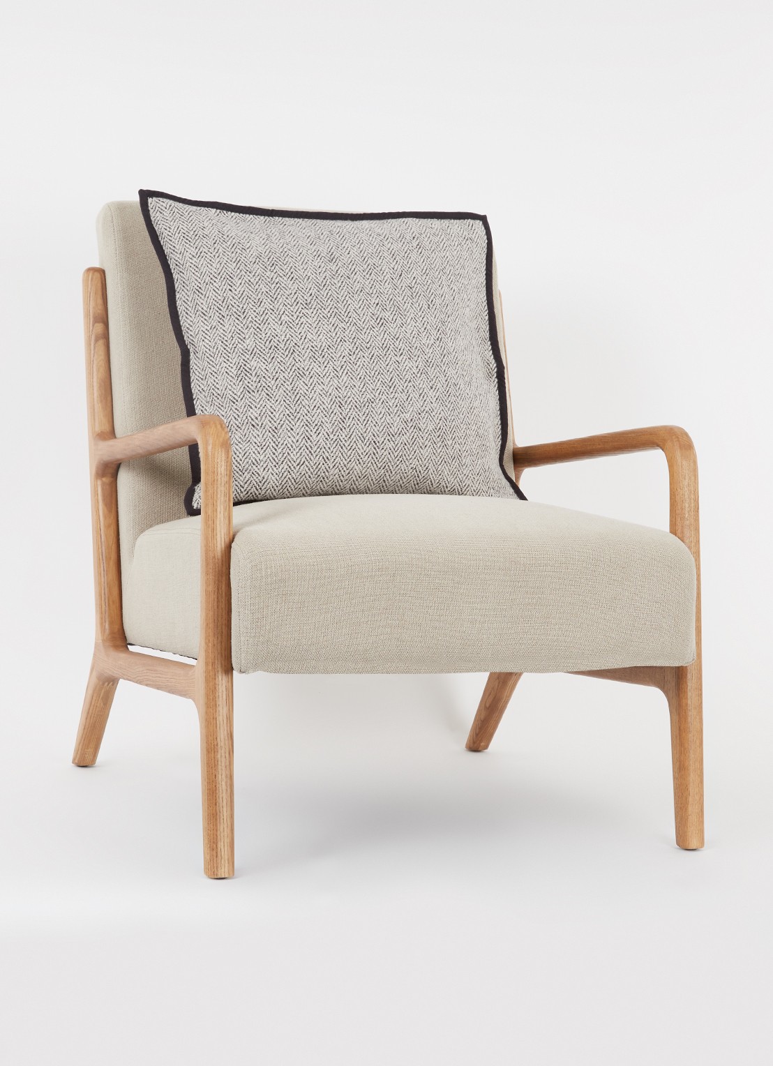 Ralph Lauren Archer kussensloop van katoen 50 x 50 cm - voorkant 6 zwart