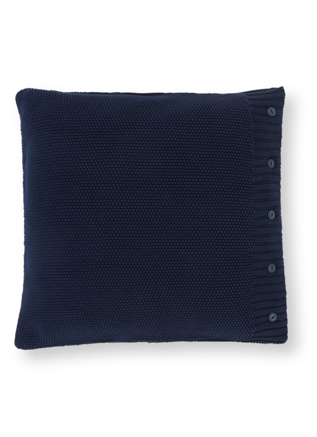 Ralph Lauren Archer kussensloop van katoen 50 x 50 cm - voorkant donkerblauw