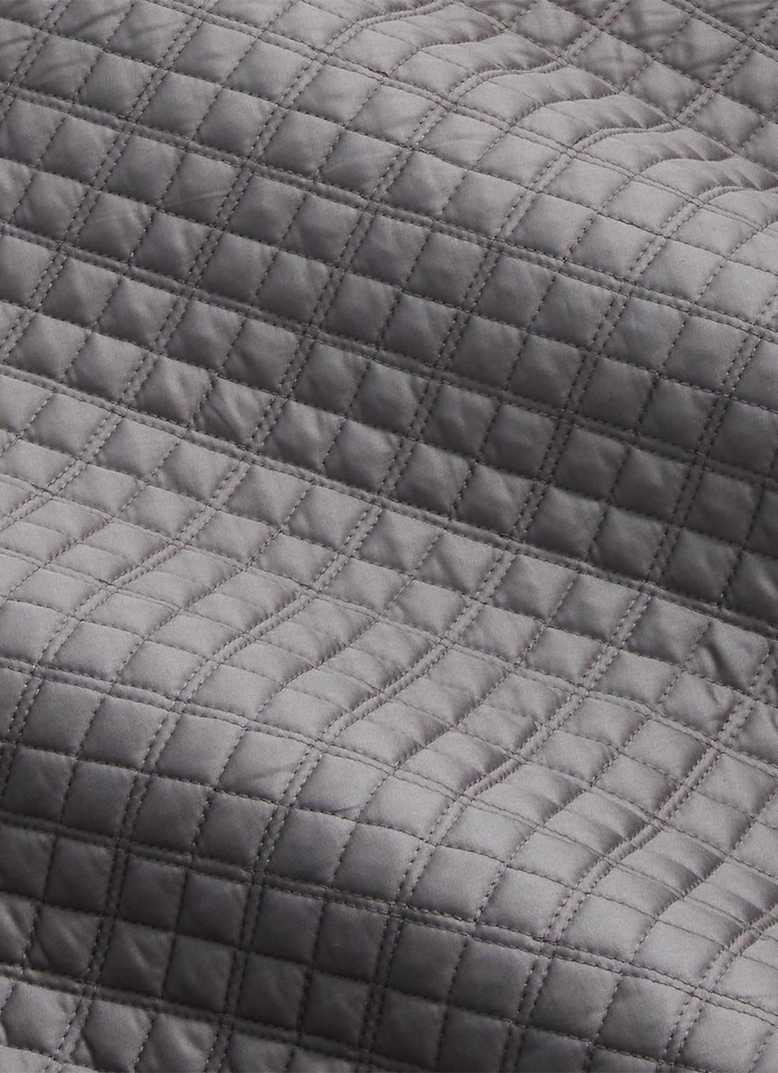 Ralph Lauren Argyle kussensloop van  katoen - voorkant 2 antraciet