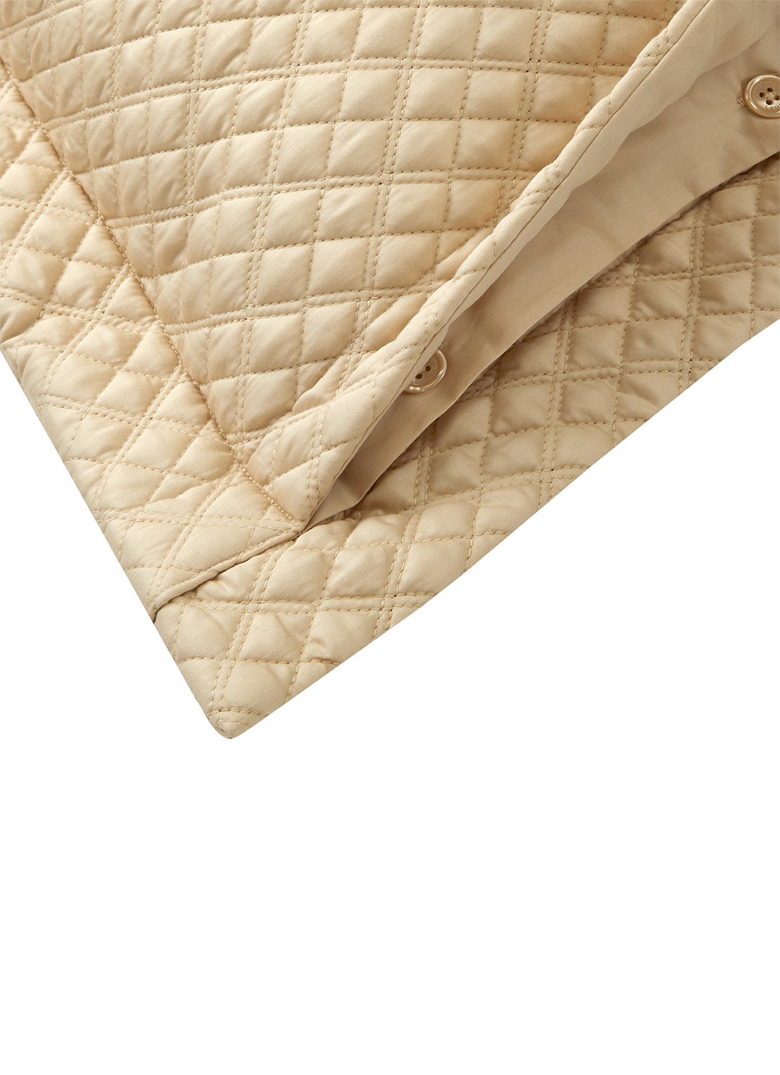 Ralph Lauren Argyle kussensloop van  katoen - detail 3 creme