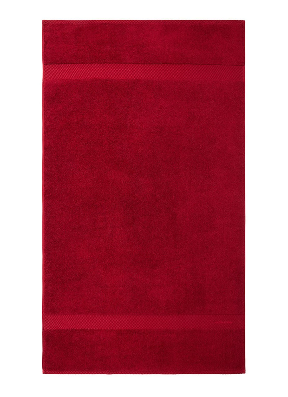 Ralph Lauren Avenue badlaken - 670 gr/m2 - 100 x 183 cm  - voorkant 2 rood