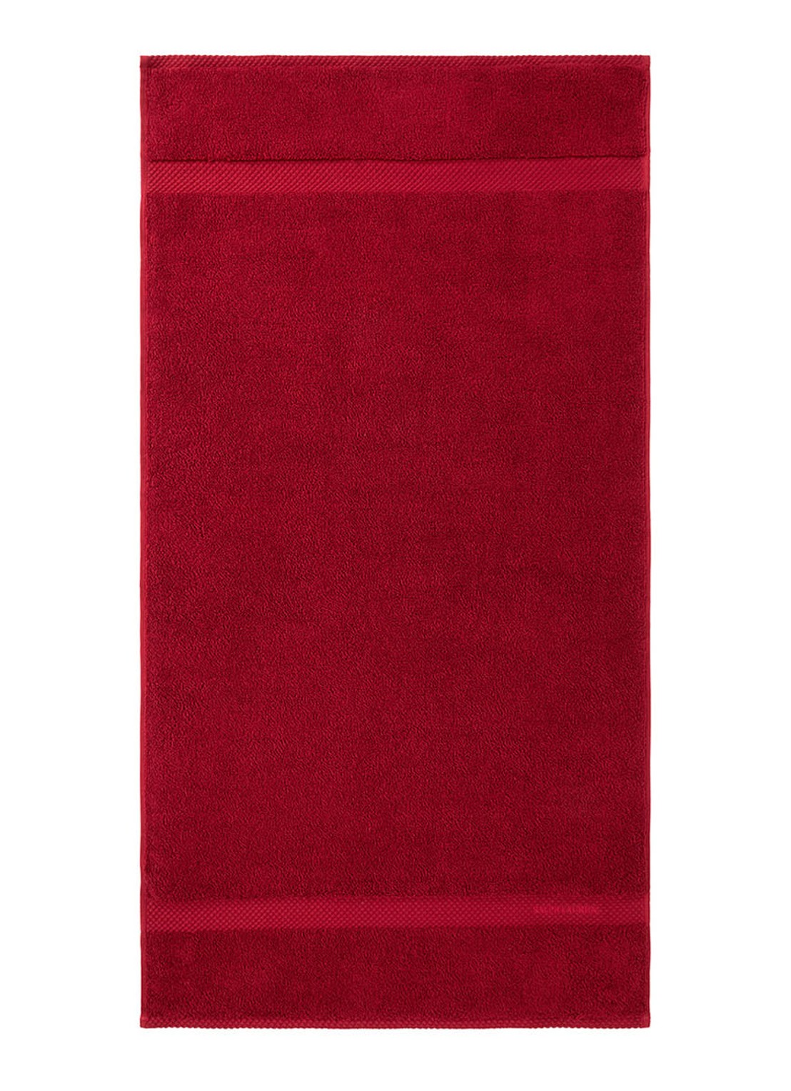 Ralph Lauren Avenue badlaken - 750 gr/m2 - 75 x 137 cm  - voorkant 4 rood