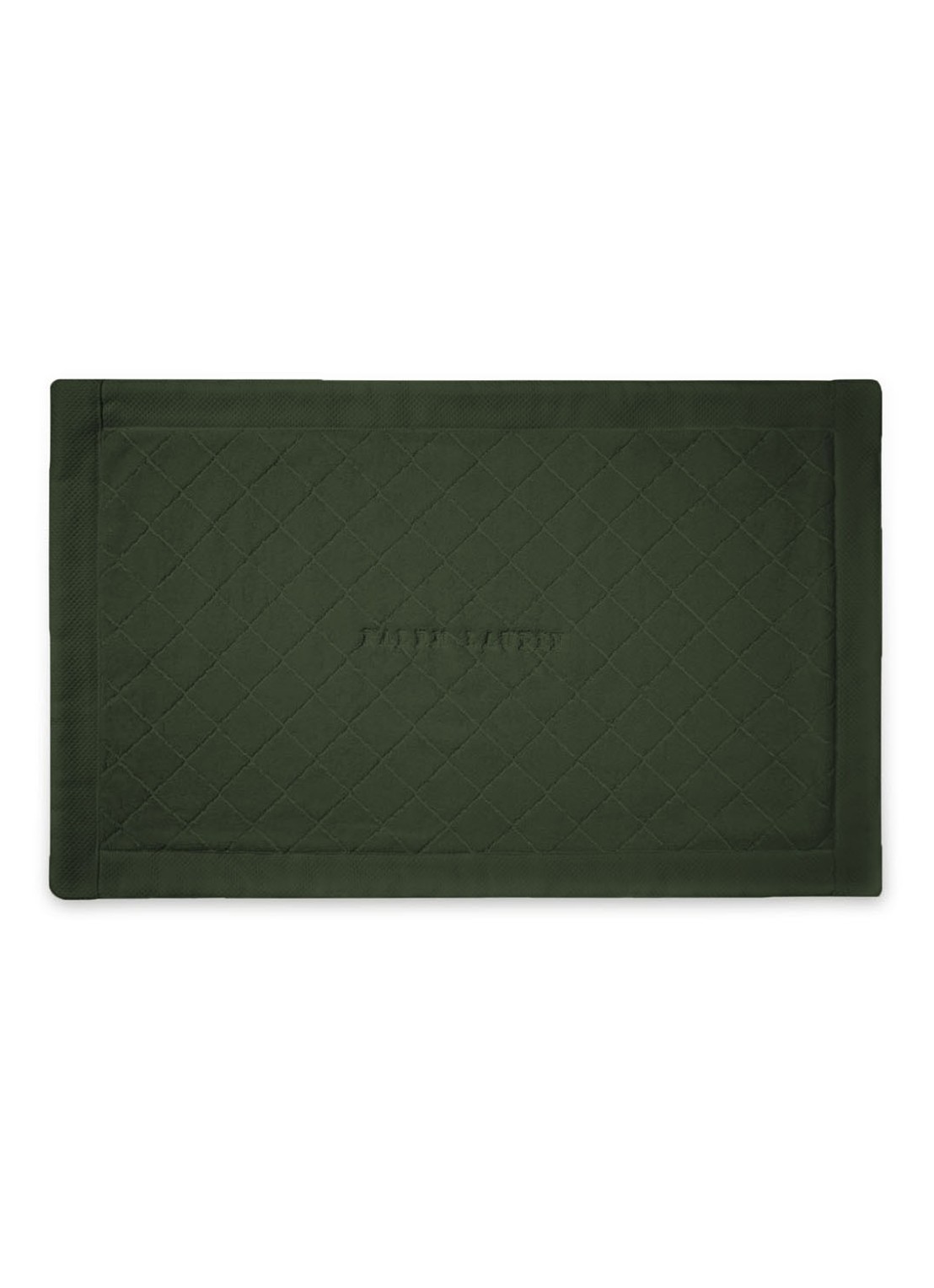 Ralph Lauren Avenue badmat - 50 x 80 cm - voorkant 3 legergroen