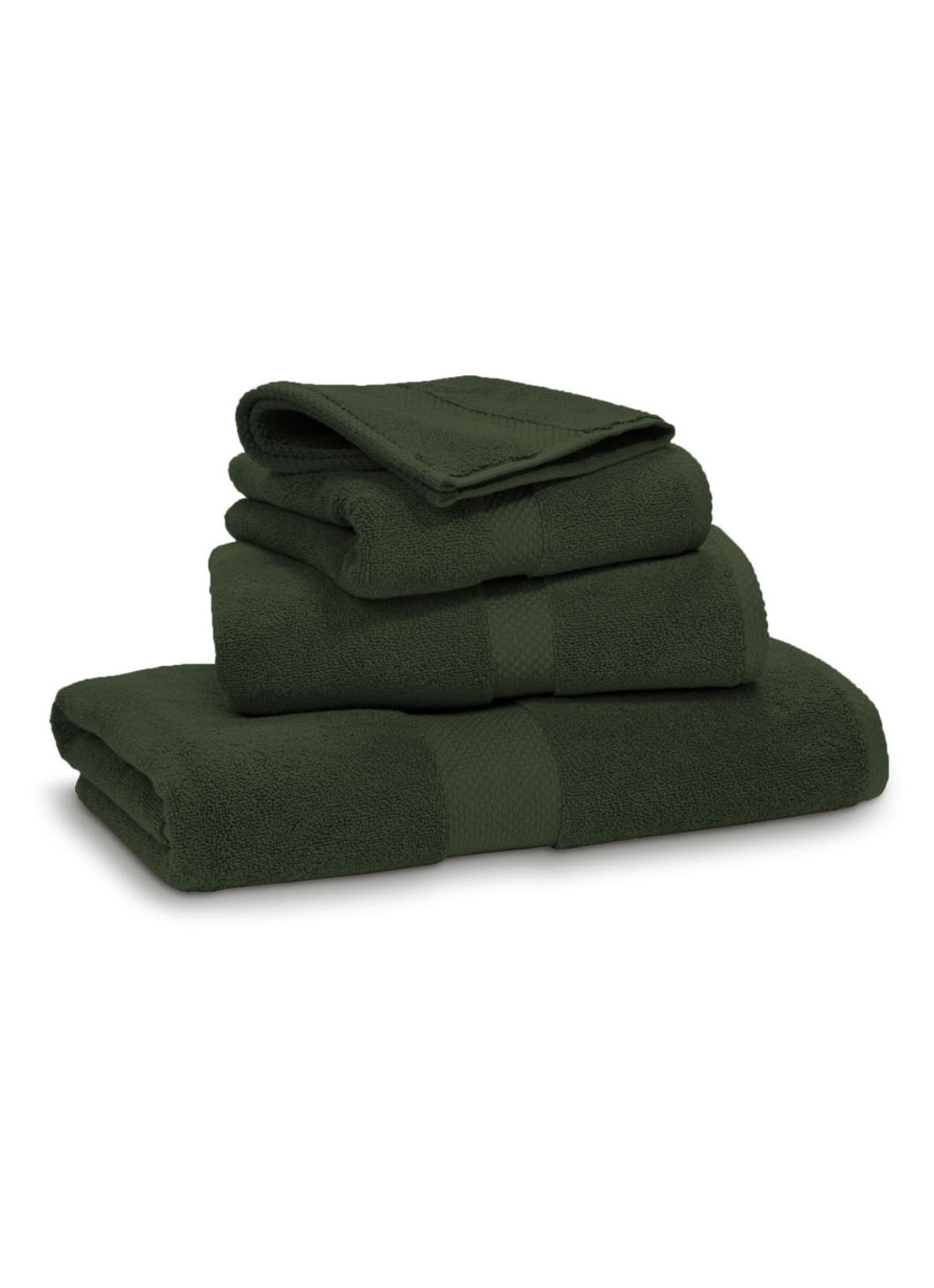 Ralph Lauren Avenue badmat - 50 x 80 cm - voorkant 4 legergroen