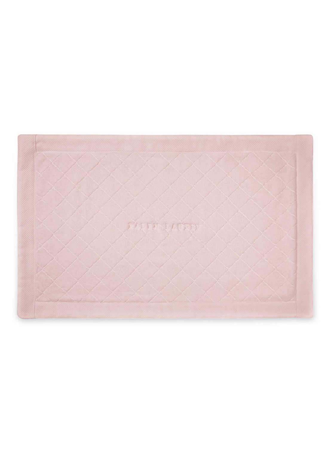 Ralph Lauren Avenue badmat - 50 x 80 cm - voorkant roze