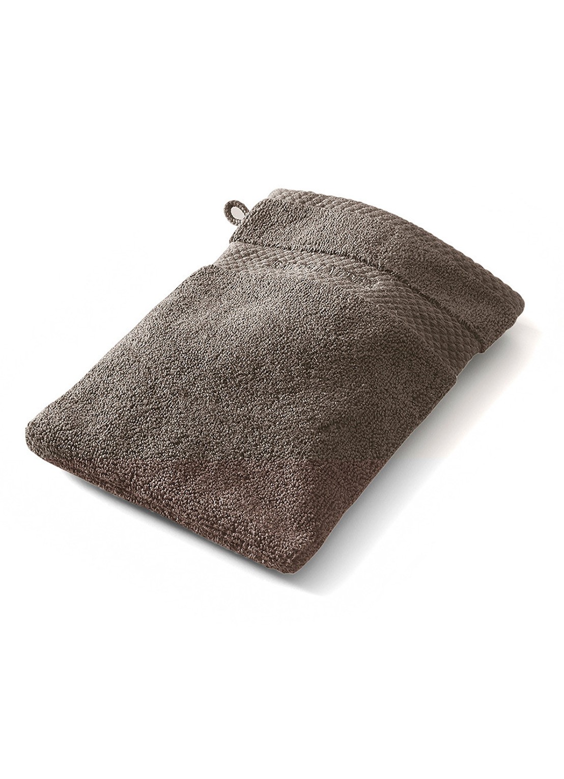 Ralph Lauren Avenue gastendoek - 750 gr/m2 - 30 x 30 cm - detail 2 taupe
