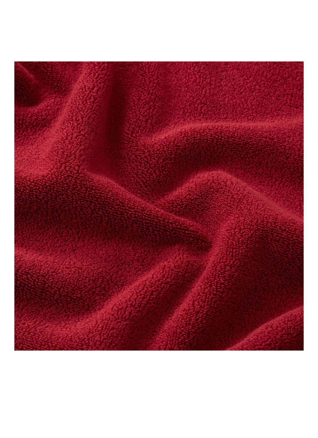 Ralph Lauren Avenue gastendoek - 750 gr/m2 - 40 x 70 cm - detail 4 rood