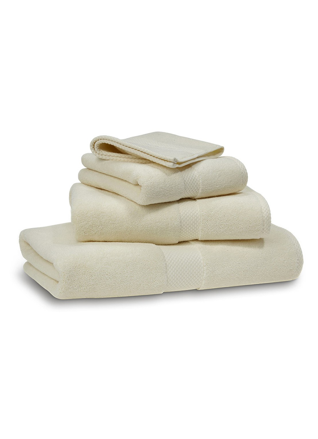Ralph Lauren Avenue handdoek - 750 gr/m2 - 50 x 100 cm - voorkant zand