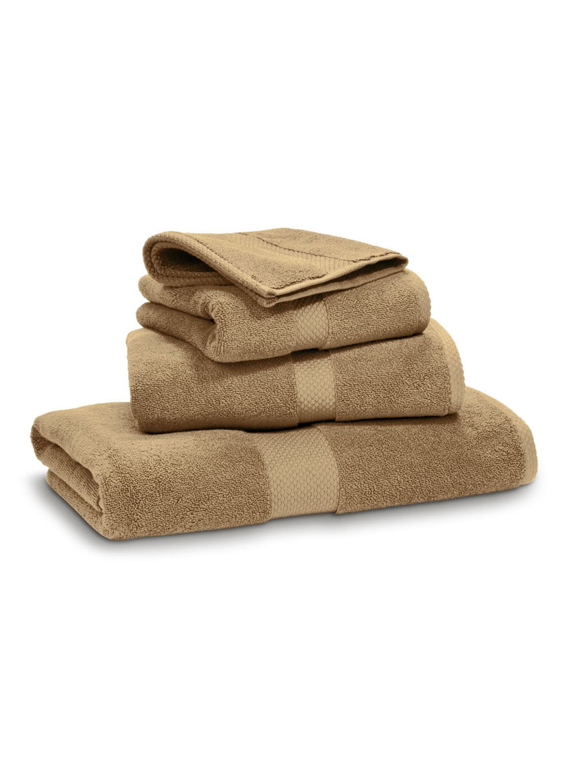Ralph Lauren Avenue handdoek - 750 gr/m2 - 50 x 100 cm - voorkant goud