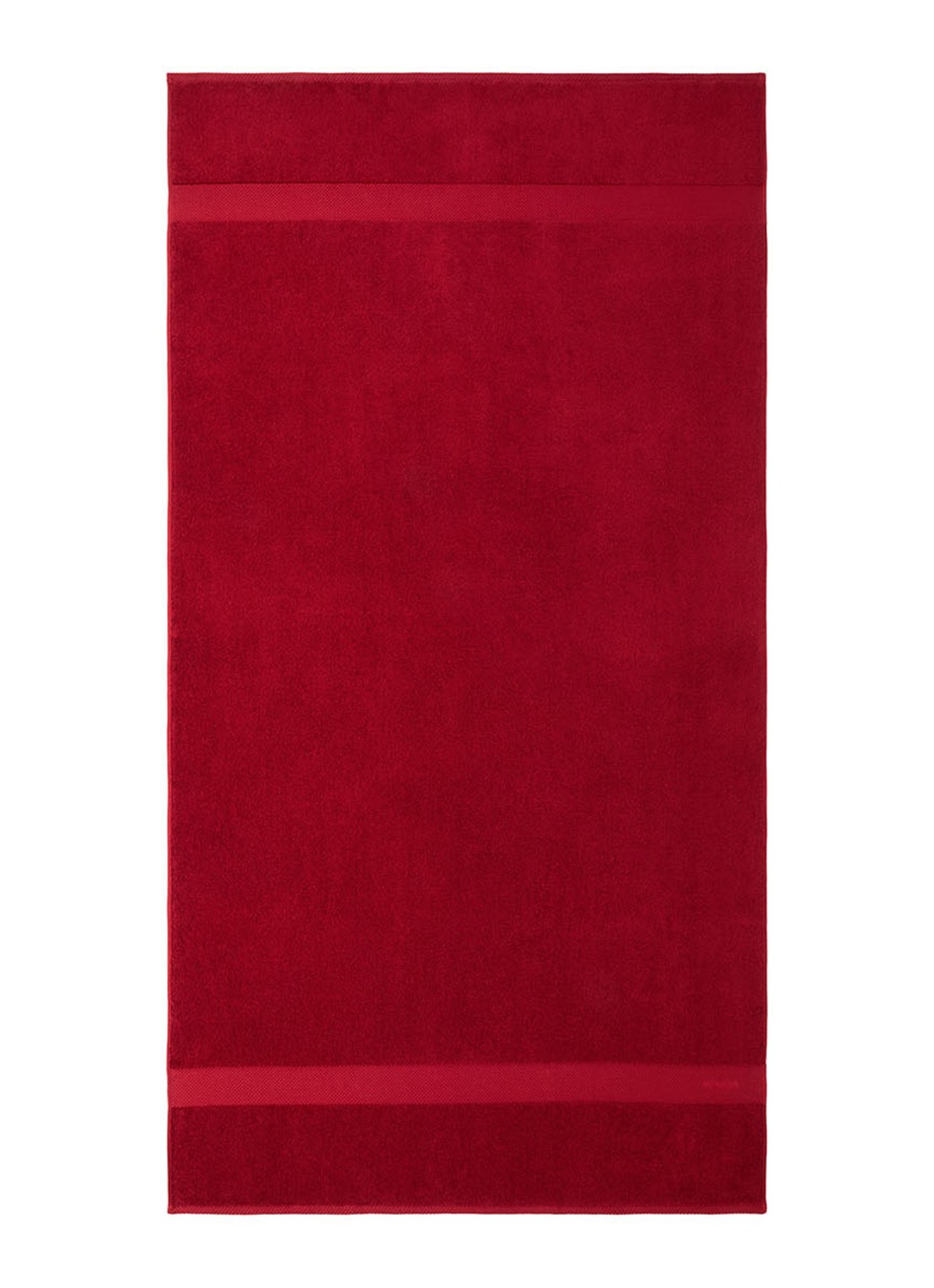 Ralph Lauren Avenue handdoek - 750 gr/m2 - 50 x 100 cm - voorkant 2 rood