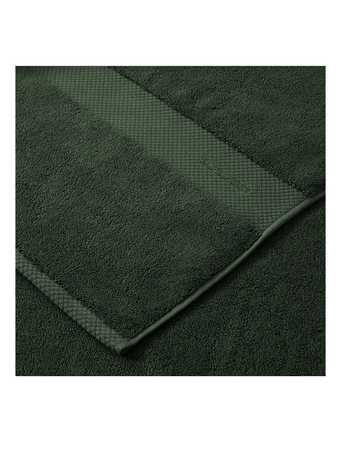 Ralph Lauren Avenue handdoek - 750 gr/m2 - 50 x 100 cm - detail 2 groen