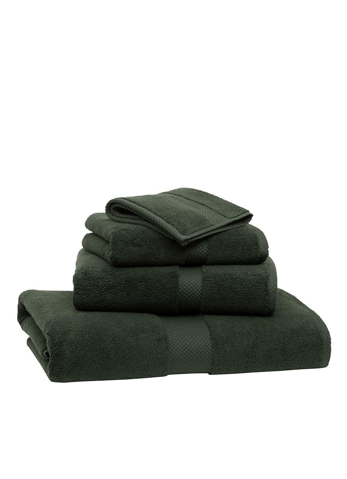 Ralph Lauren Avenue handdoek - 750 gr/m2 - 50 x 100 cm - voorkant 4 groen