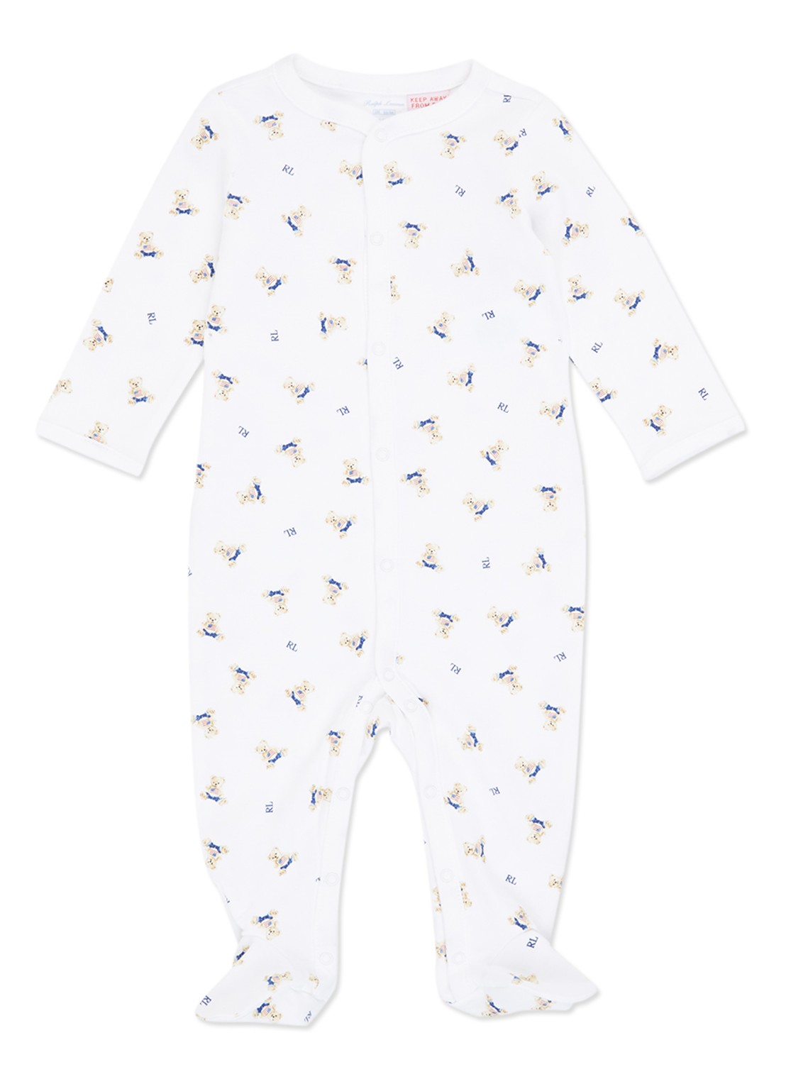 Ralph Lauren Babypak met logoprint - voorkant 2 wit