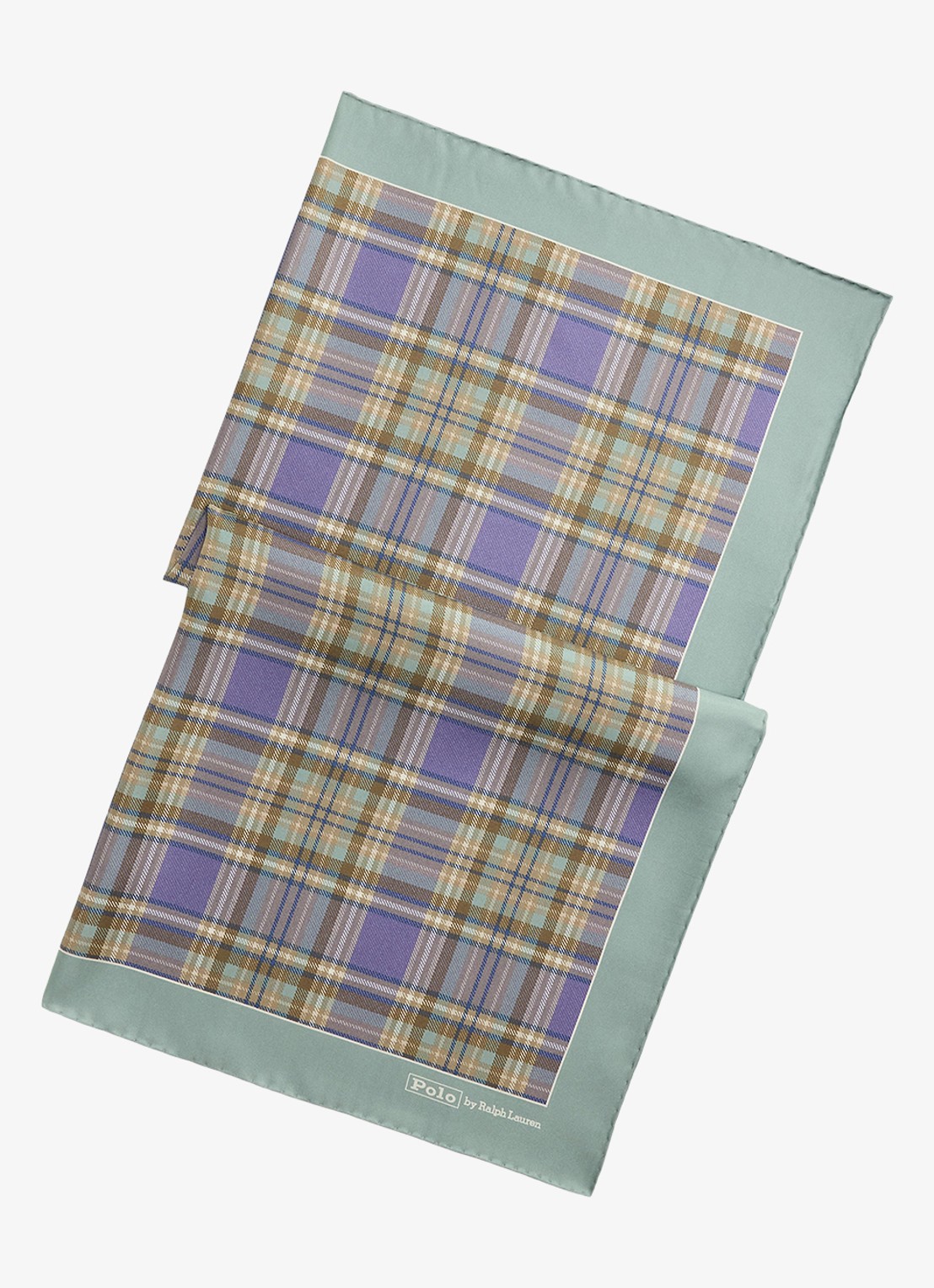 Ralph Lauren Bandana met ruitdessin - voorkant 2 groen